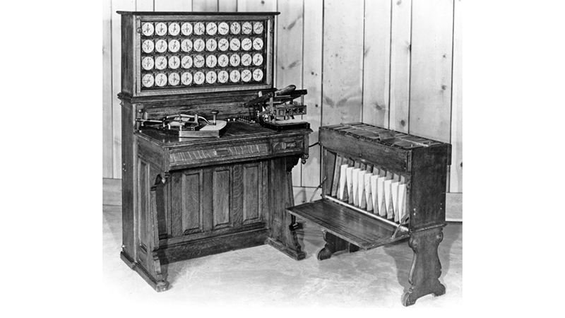 Herman Hollereith’s Tabulating Machine - History of computer